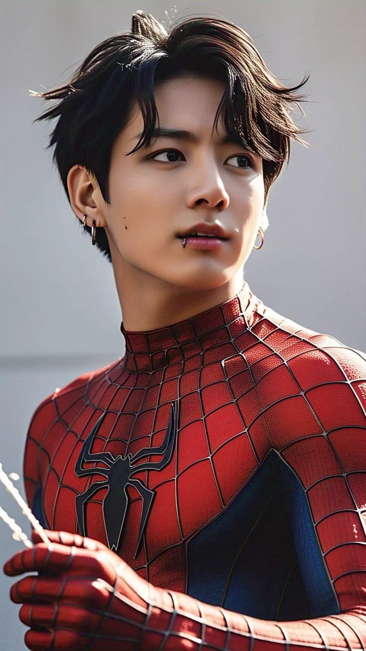 Spiderman Jungkook thumbnail