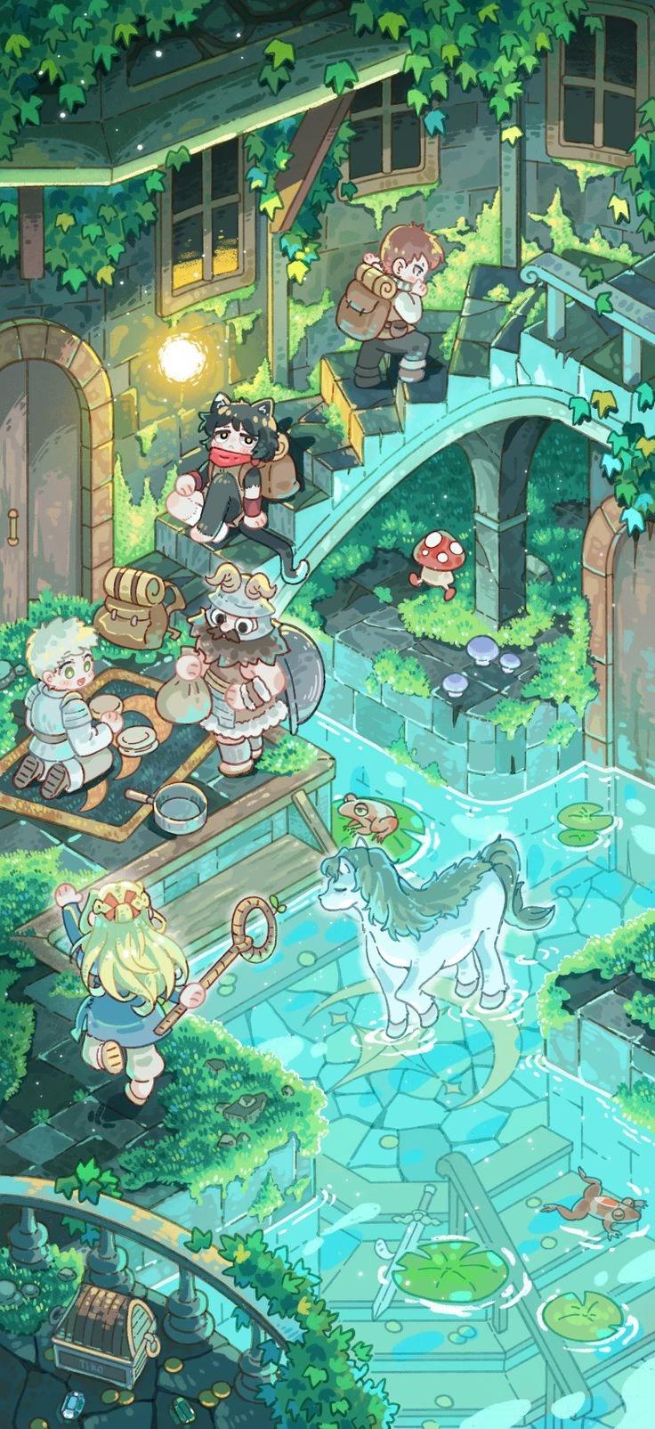 🍮🍛Tragons and Dungeons🍲🍜- 💧 Underground sailor -4 level 🌊 thumbnail