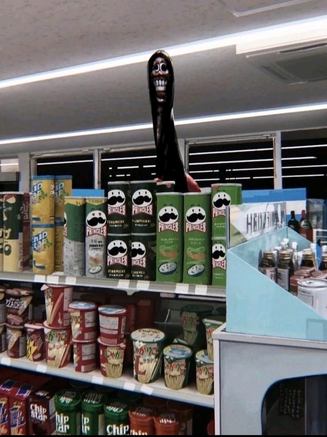 A creature in the supermarket... thumbnail