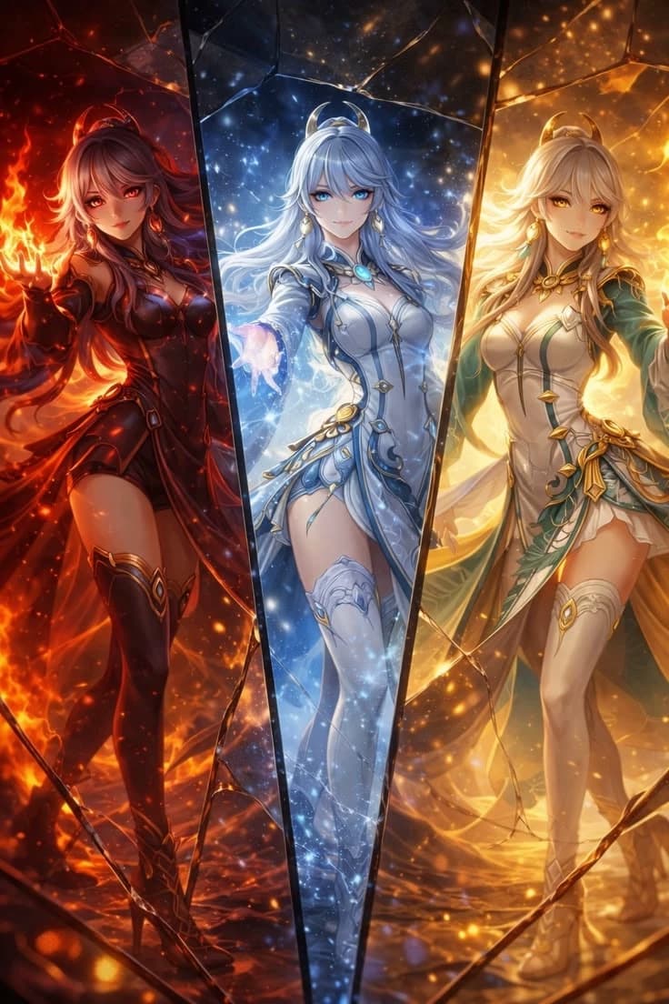 Jinx, Winter and Sayuri. |your new mothers| thumbnail
