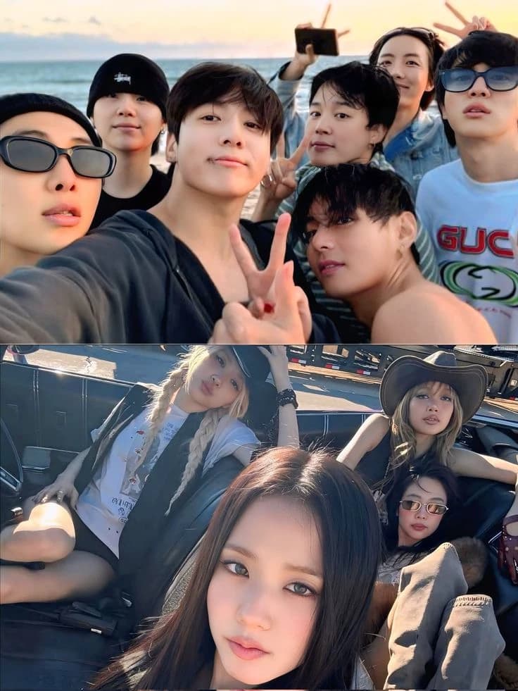 BLACKPINK and BTS thumbnail