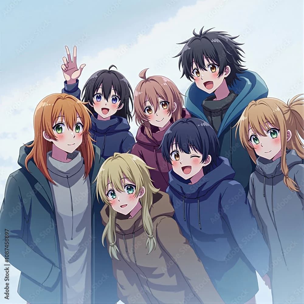 College friend group thumbnail