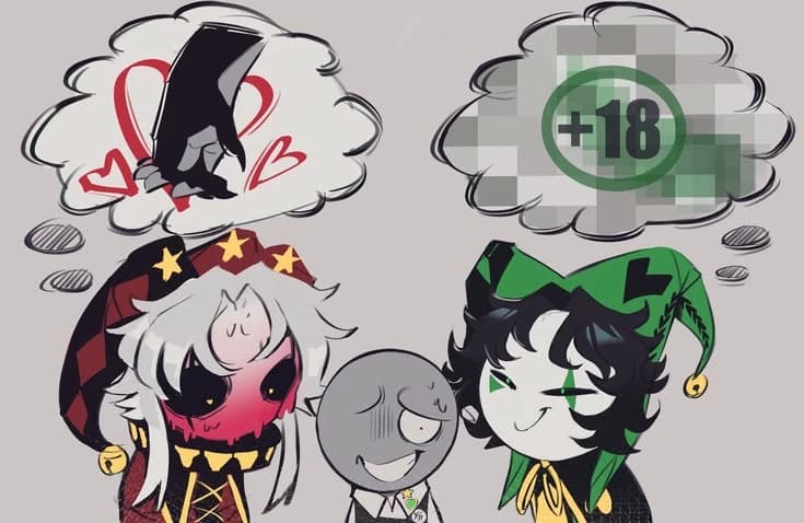 Harlequin and pierrot|🫦☝️ thumbnail