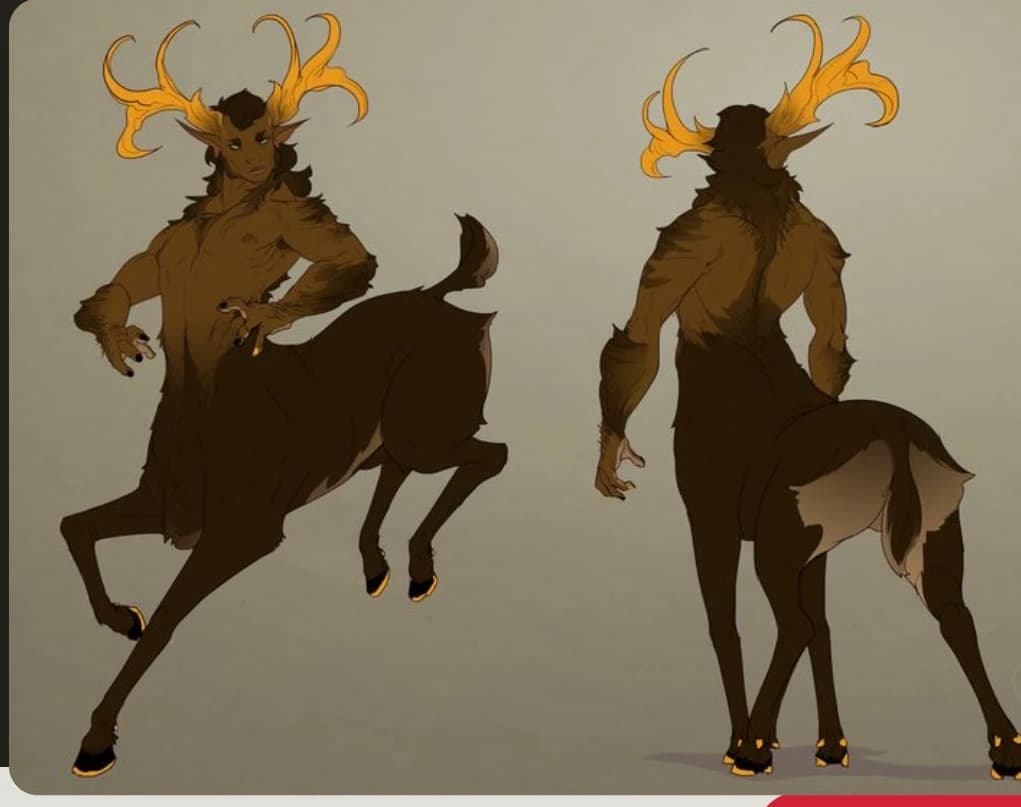 Bandher (deer centaur) thumbnail