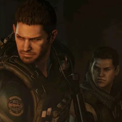 Chris Redfield and Piers nivans thumbnail