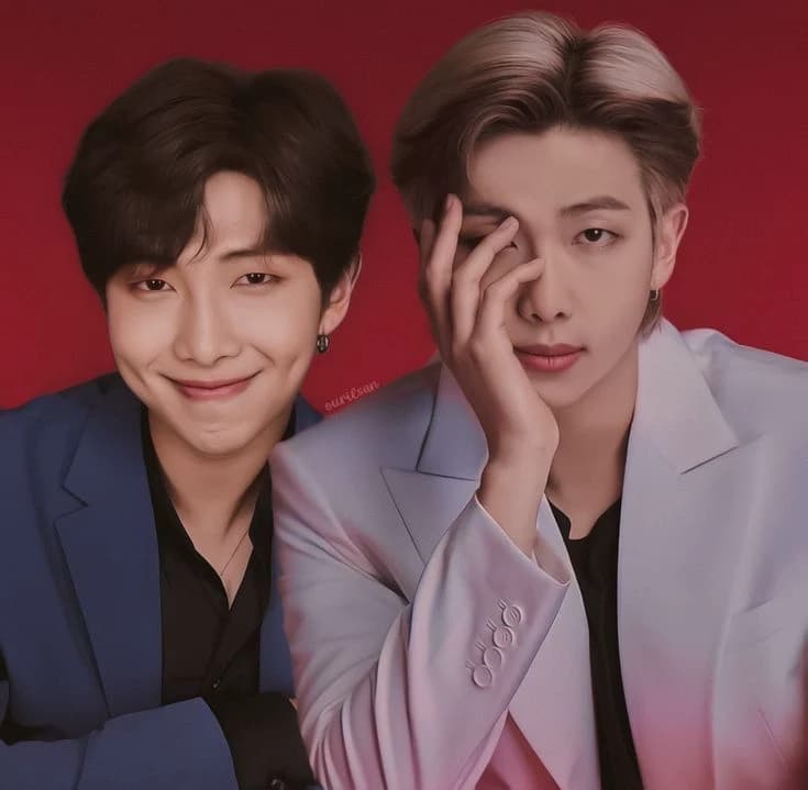 Kim namjoon and RM thumbnail