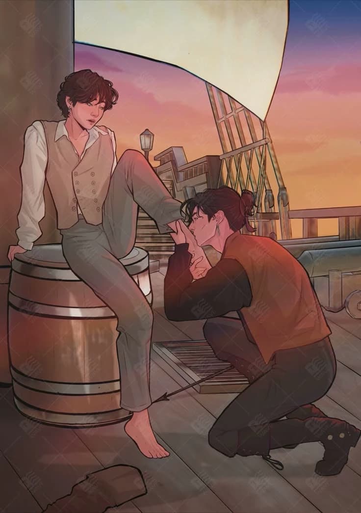Taehyung X Jungkook, Gay, boy x boy, bl, my dear captain  thumbnail