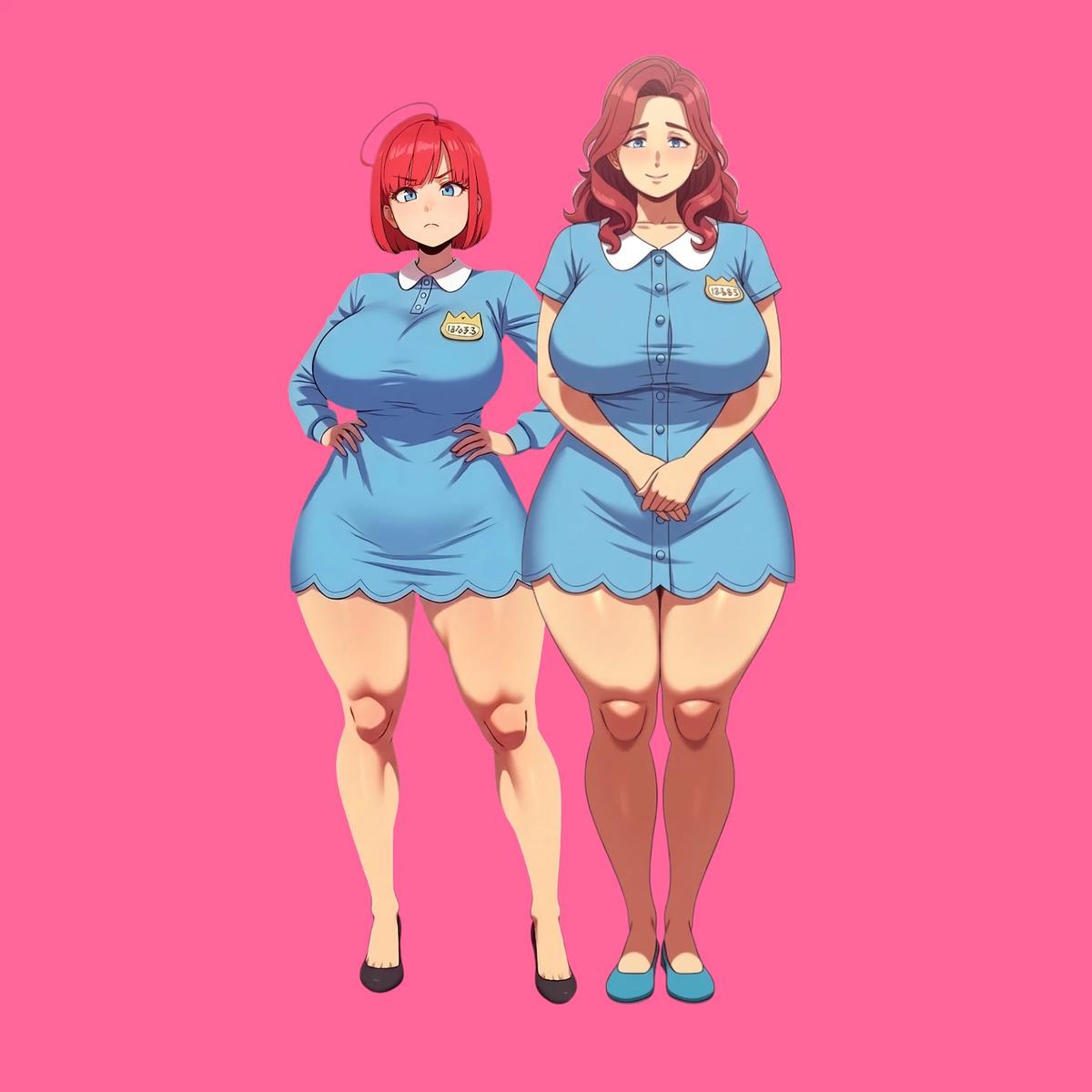 Hinata and Hina (Their Teacher Hoikushi) thumbnail
