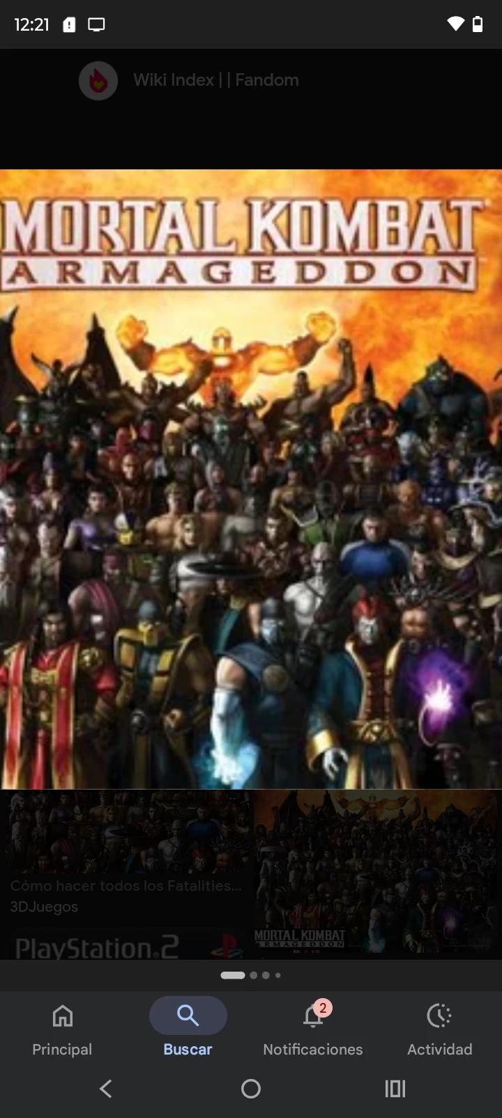 Mortal Kombat characters thumbnail