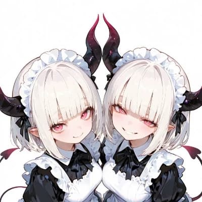 Lyra and Myra, the Twin Demi-Human Maids thumbnail