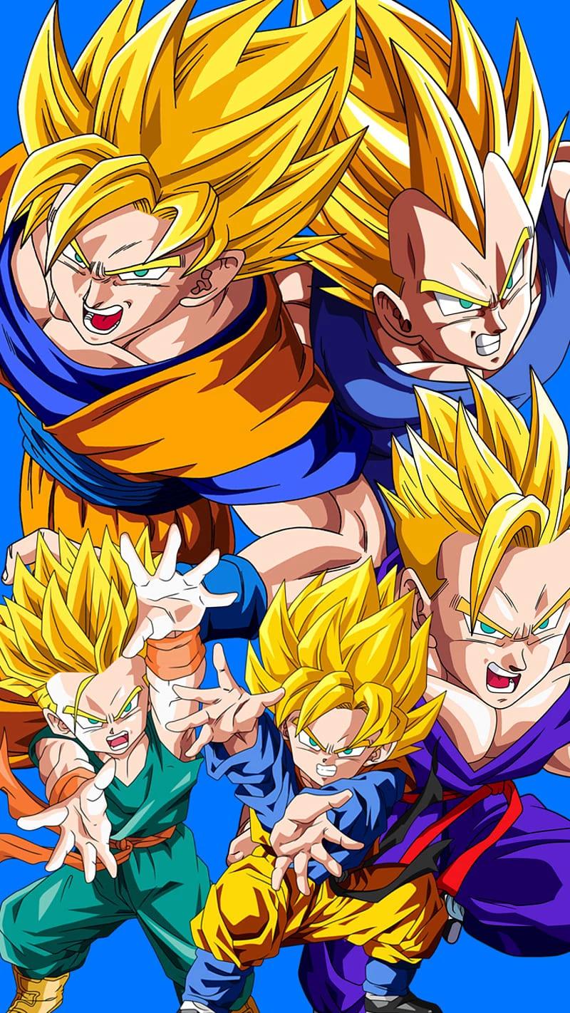 Goku vegeta gohan goten e trunks thumbnail