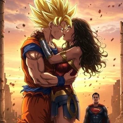 Goku x Wonder Woman thumbnail