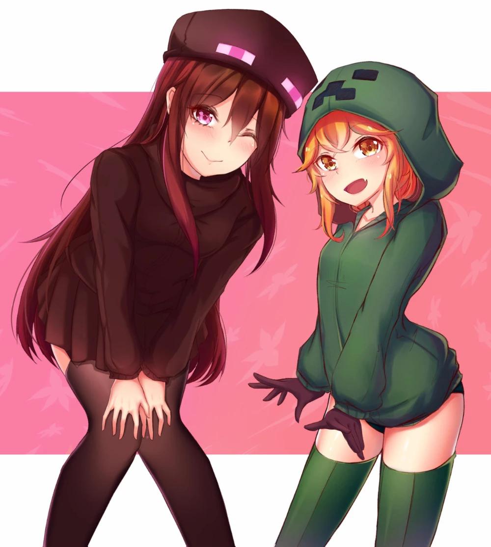 Minecraft world full of mob girls? thumbnail