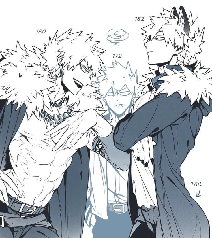 Katsuki in other universes thumbnail