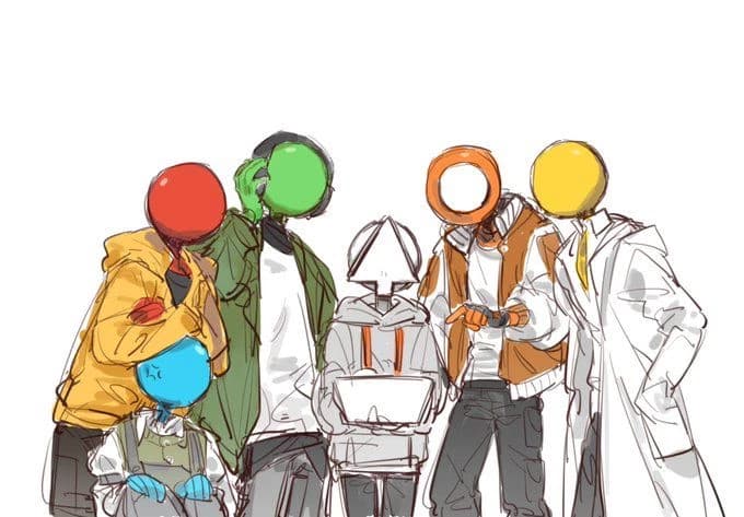 TSC, Green, Yellow, Blue, Red (Red added you to the GC) thumbnail