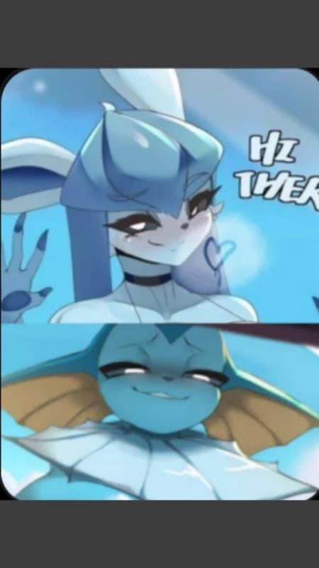 Vaporeon and Glaceon thumbnail