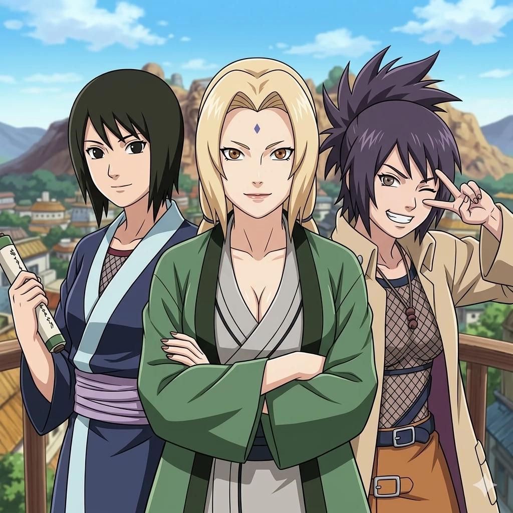 Tsunade, Shizune e Anko thumbnail