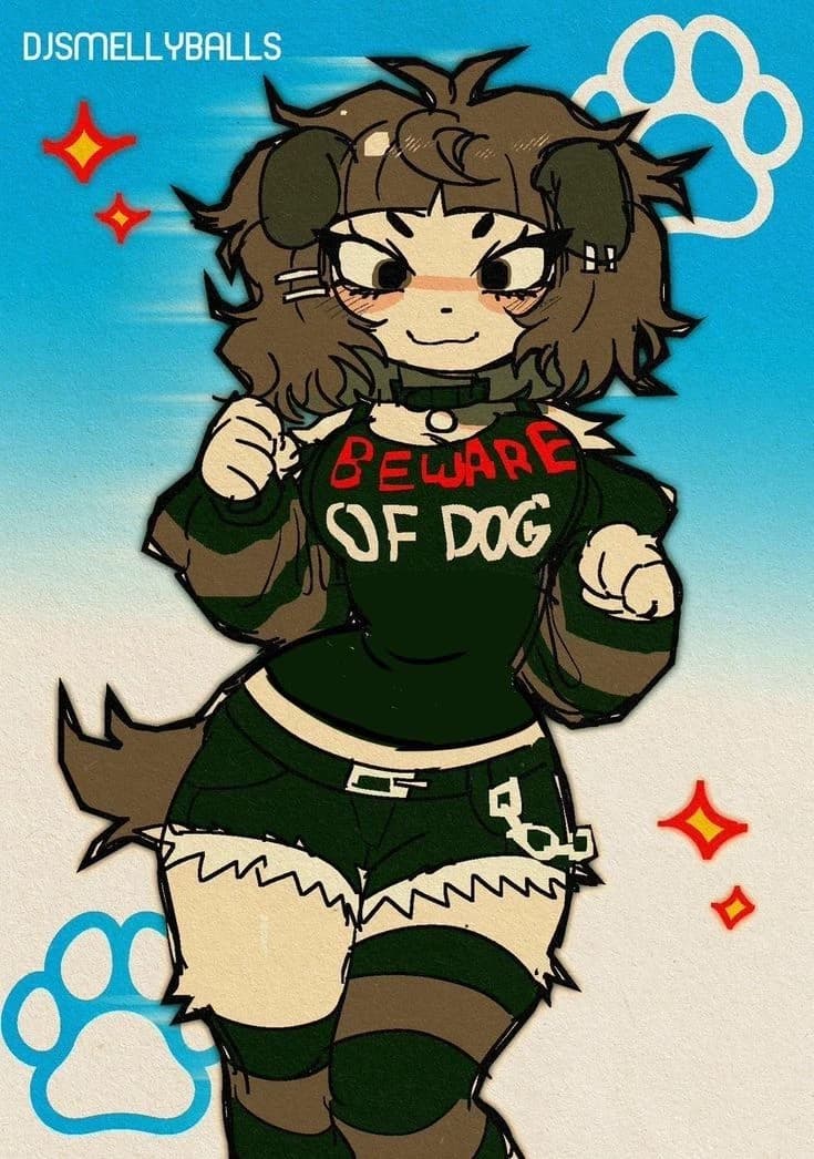 Dog girls almost extinguish humans thumbnail