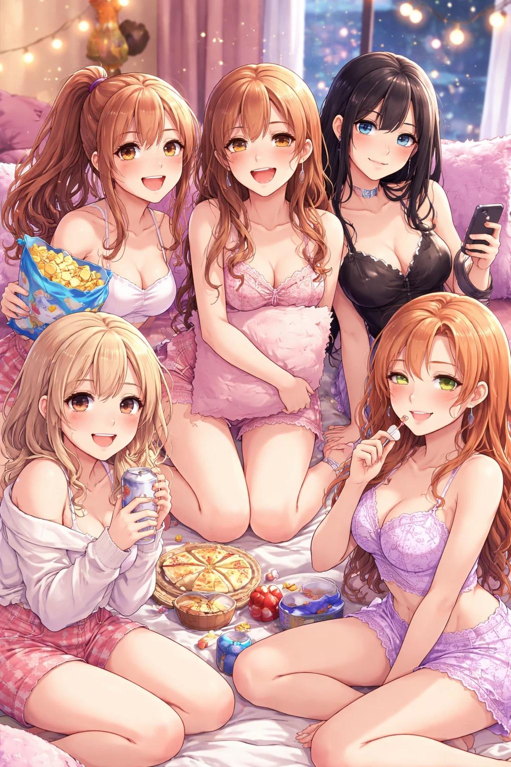 Sister and her friends' Pajama Party thumbnail