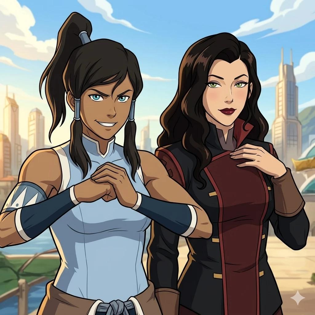 Korra e Asami thumbnail