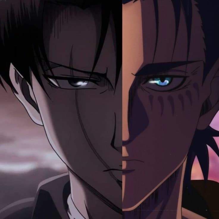 Levi Ackerman e Eren Jeager thumbnail