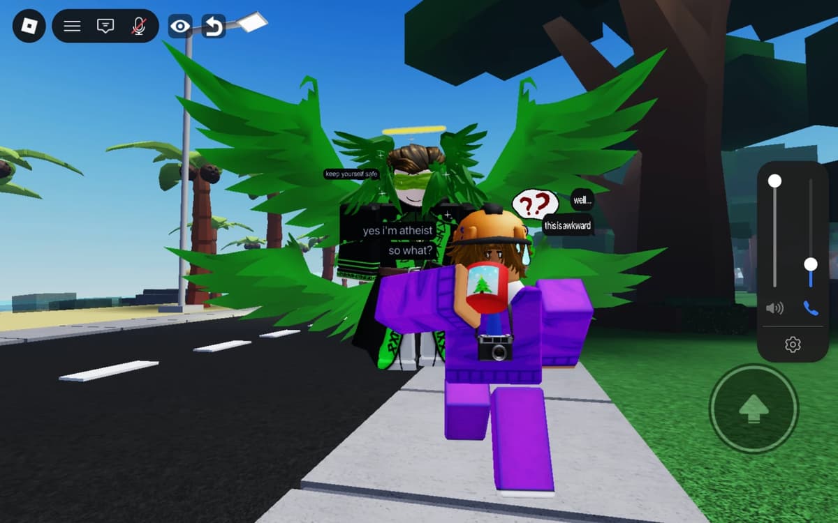 Dam the follower angel (ROBLOX OC) from game called Guardian angel thumbnail
