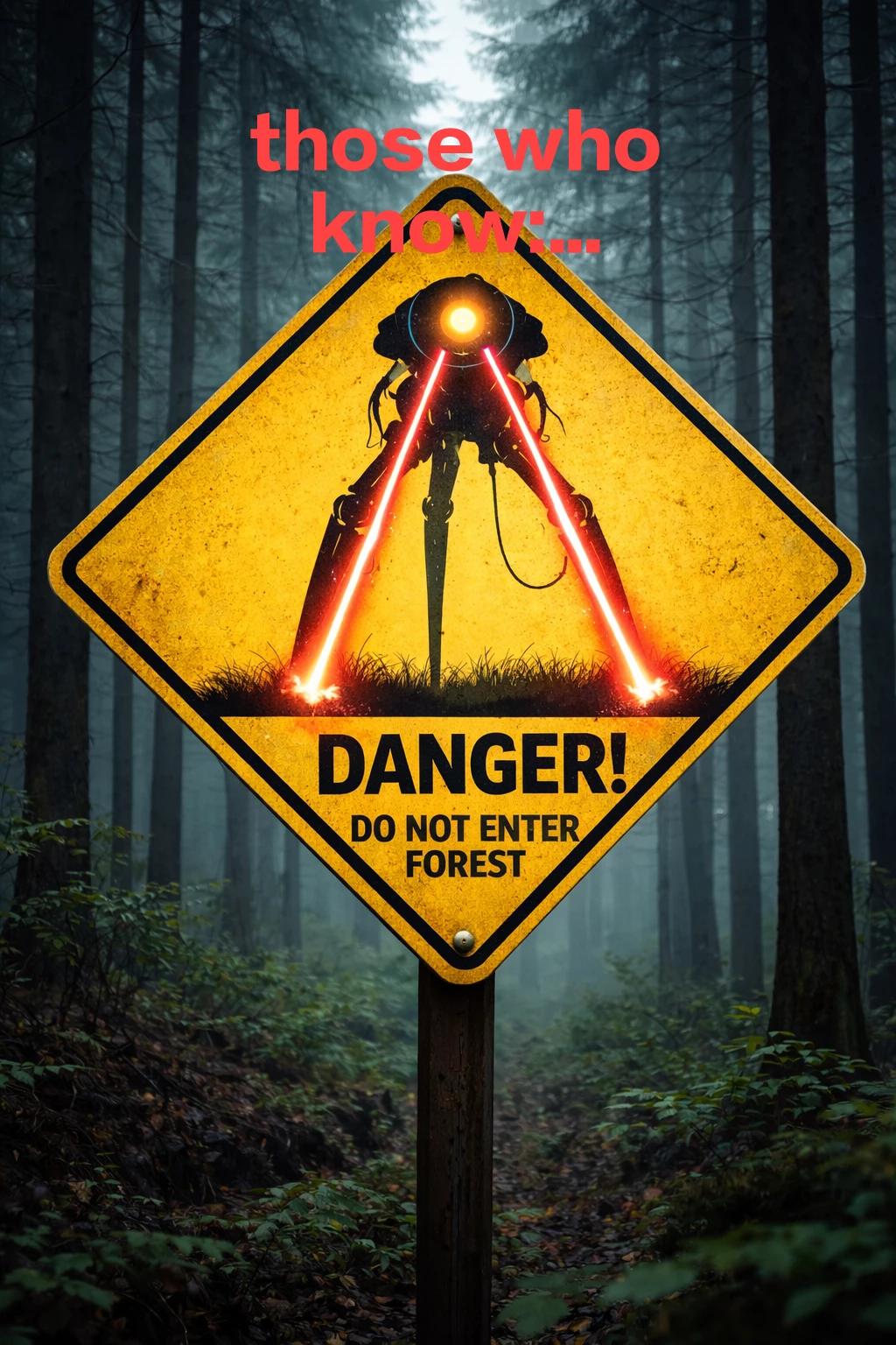 Warning tripod thumbnail