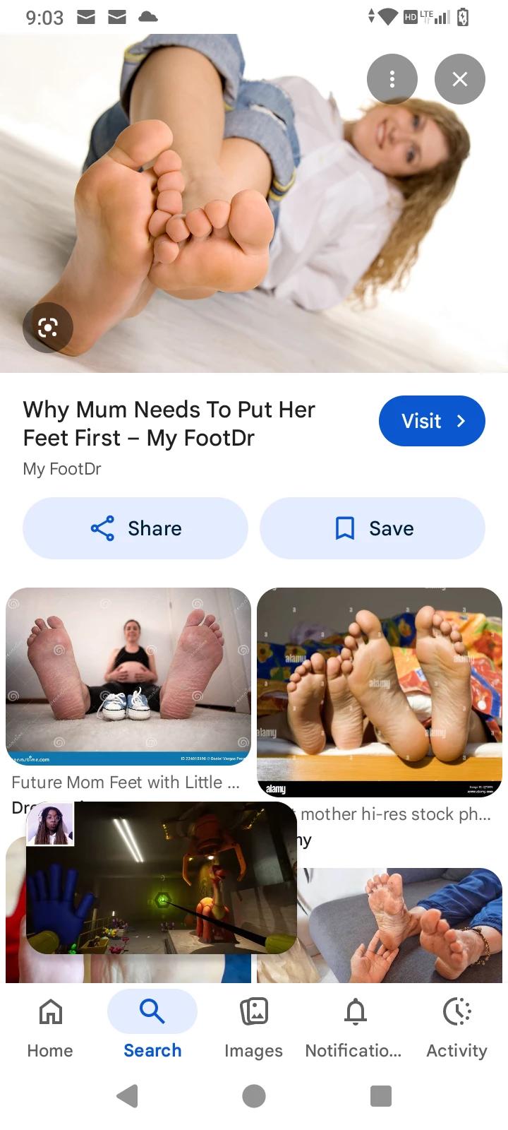 a sweet mum Feet  thumbnail
