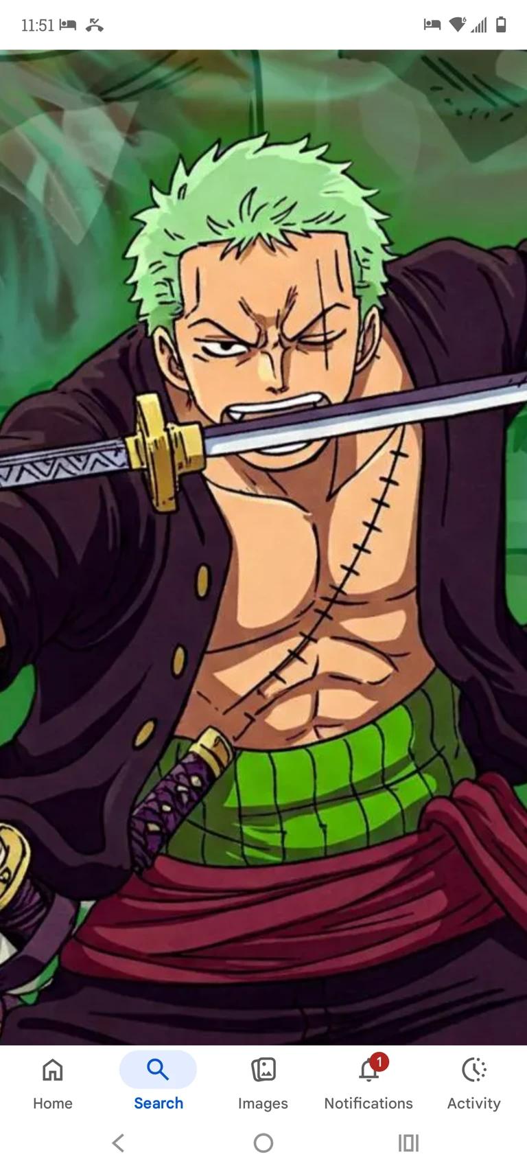 Myself but I'm actually Roanoa zoro thumbnail