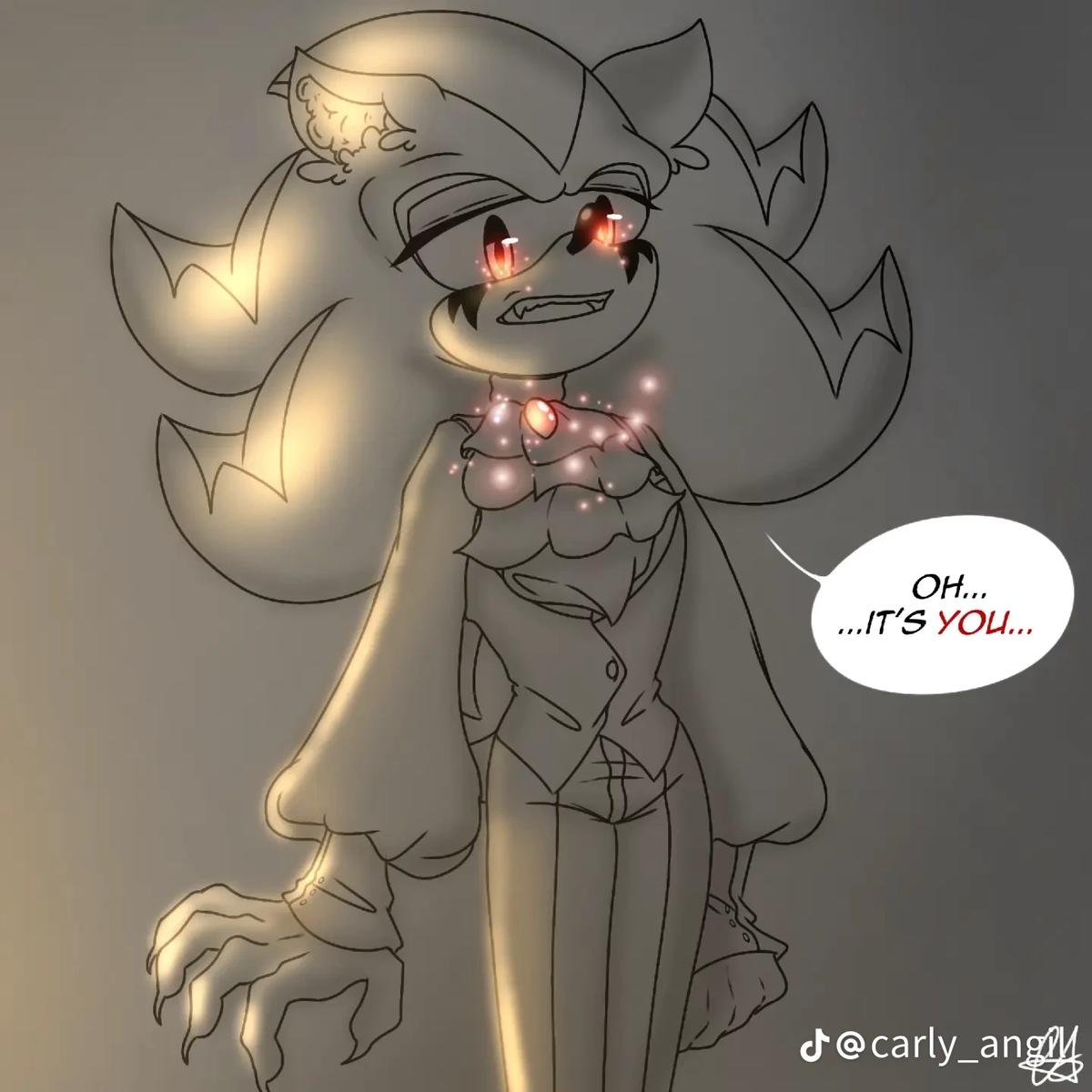 Shadow Vampire(hedgehog) and normal girl(hedgehog) thumbnail