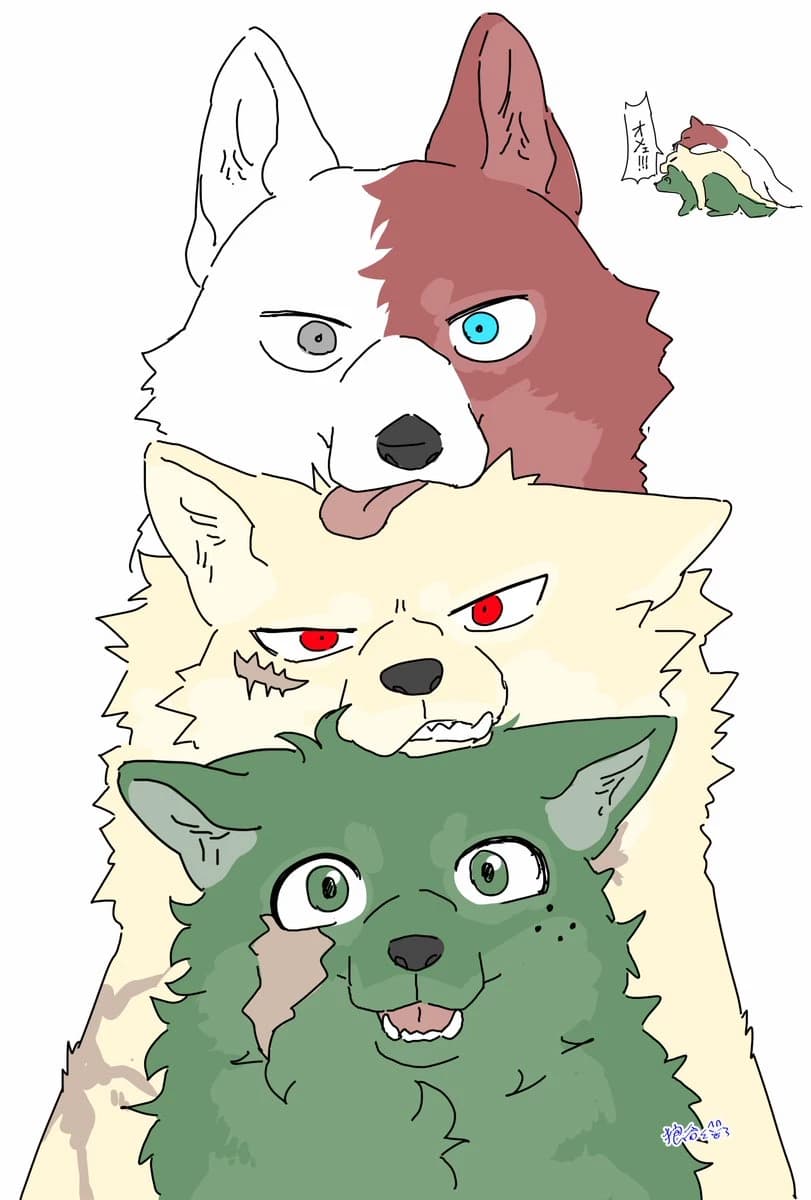 Shoto, Katsuki and Izuku 🐺 thumbnail