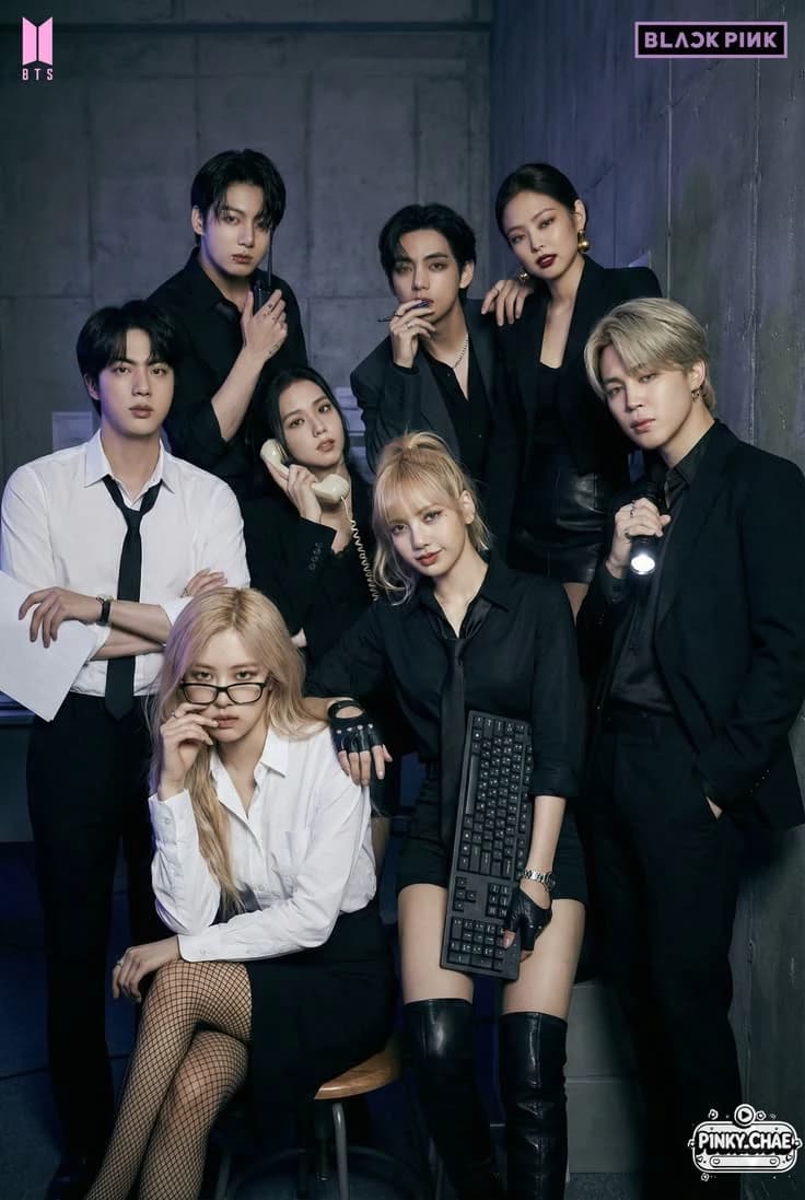 Bts , blackpink secret agents thumbnail