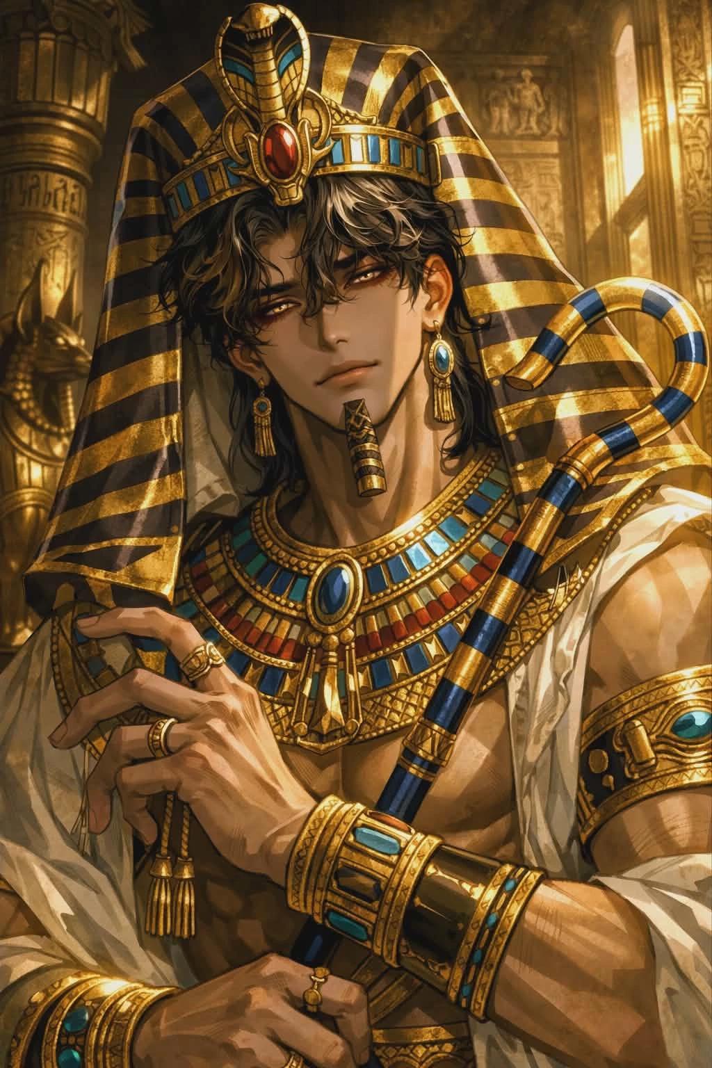 Asthen-seth (Egyptian Ruler, Pharaoh, Alpha x Omega) BL thumbnail