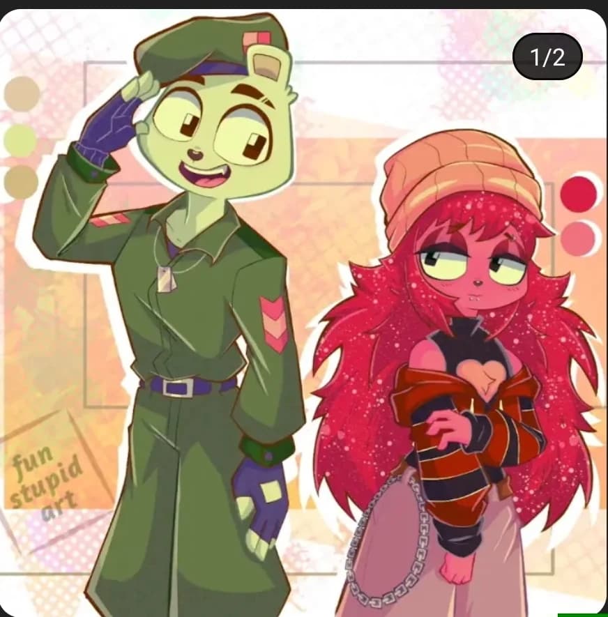 Flaky and flippy ❤️💚 thumbnail