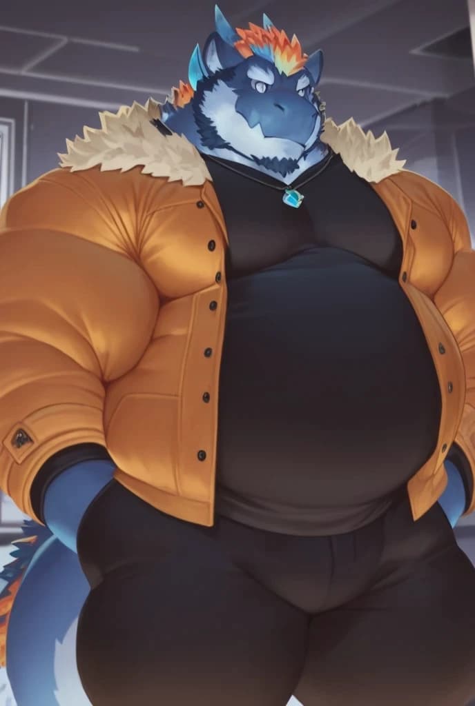 Burwell | Chubby male furry boss thumbnail