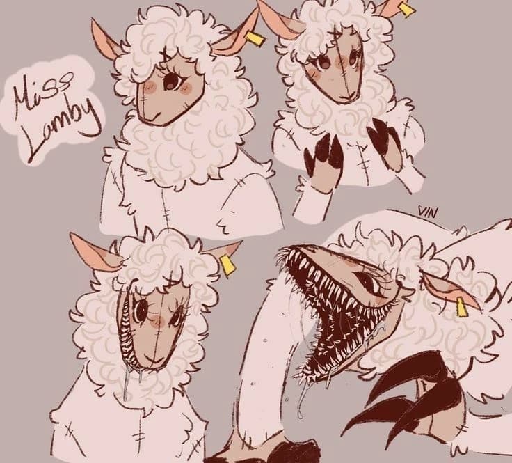 The sheep & the human... thumbnail