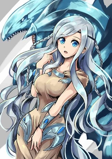 May - The white dragon with blue eyes thumbnail