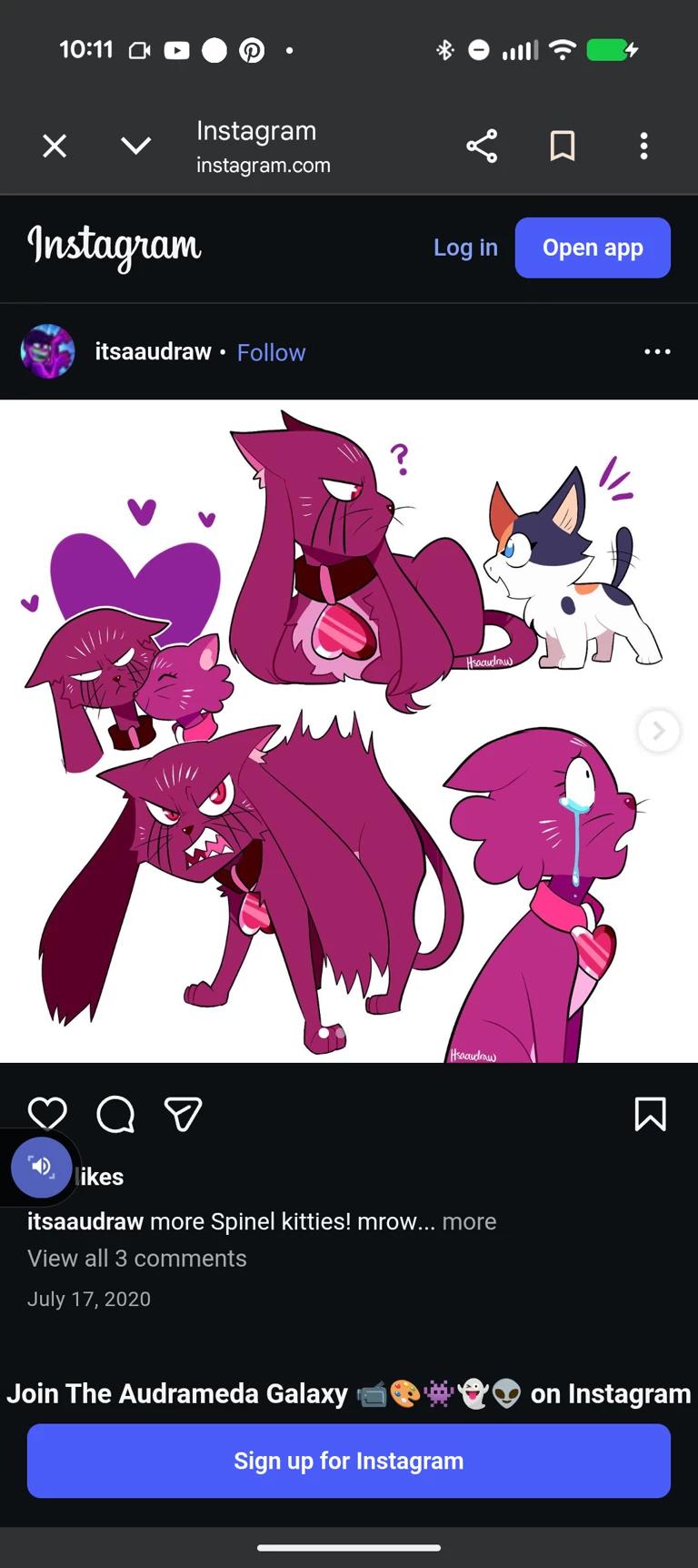 Spinel as a cat thumbnail