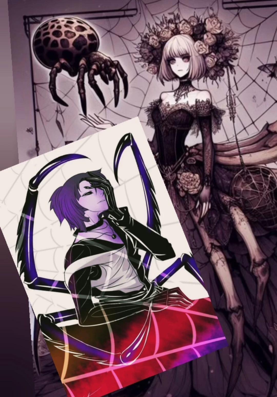 Black widow male spider thumbnail