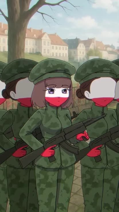 Polish girl in the Polish army 🇵🇱👩 thumbnail