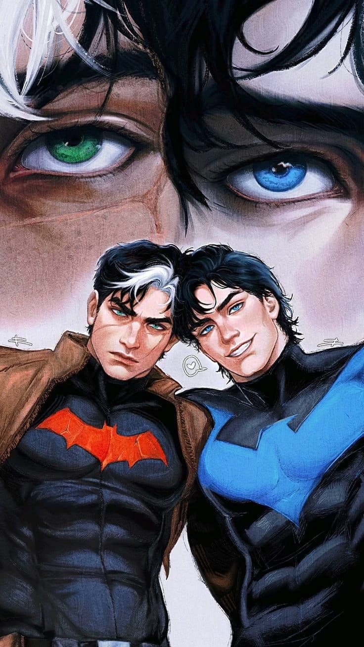 Nightwing and Red hood thumbnail