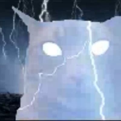 Asshole cat with rays thumbnail