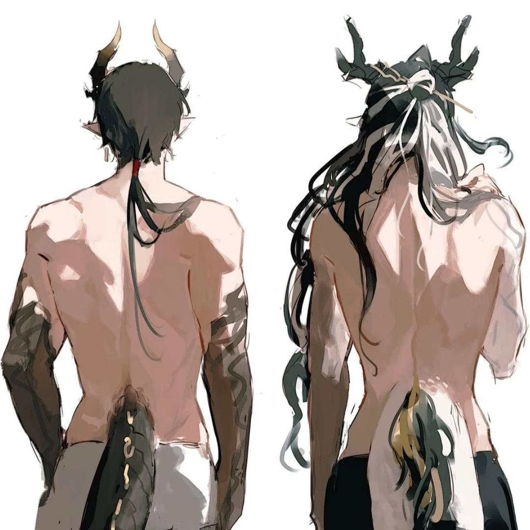 Wang & Chongyue Arknights / Wang and Chongyue / arknights / dragons thumbnail