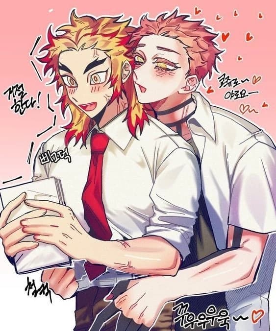 Akaza x Rengoku (BL) 🏳️‍🌈😜.   thumbnail