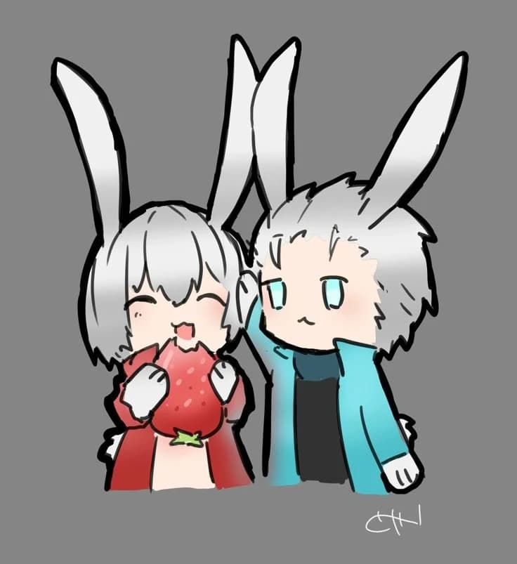 Bunny Dante and Vergil  thumbnail
