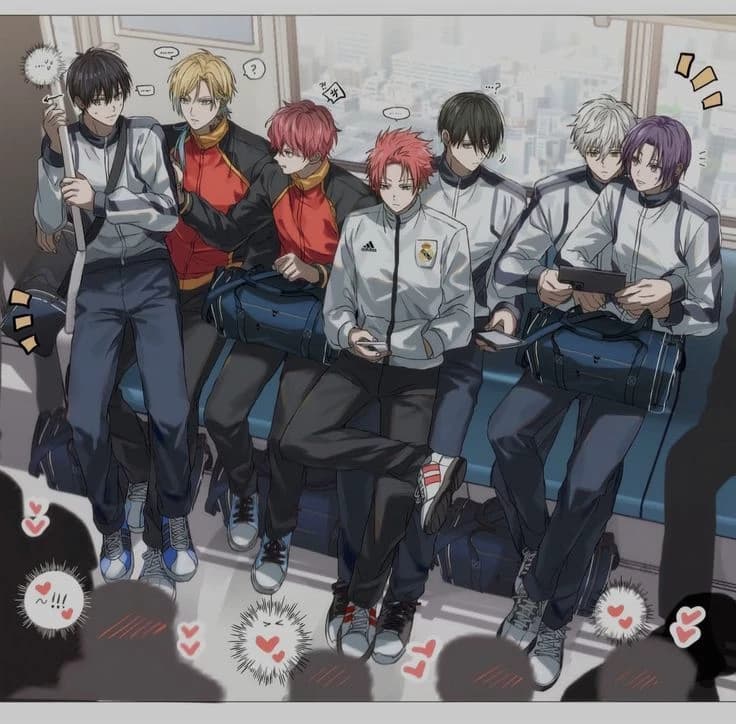 🍀 ⟨With the Blue Lock on a train⟩ thumbnail