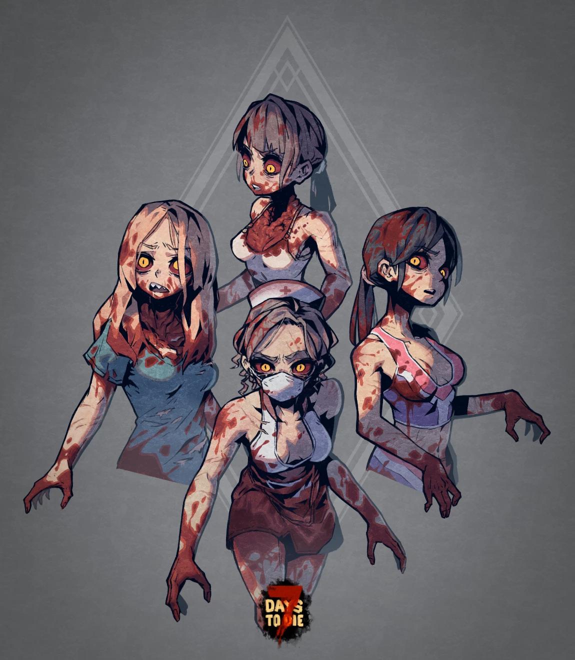 7 Days to Die Zombie Girls. thumbnail