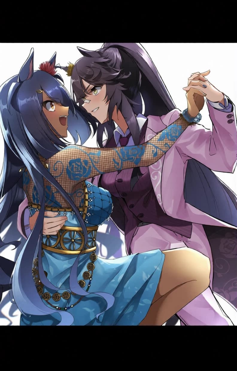 Narita Brian and Hishi Amazon (your mothers Umamusume) thumbnail