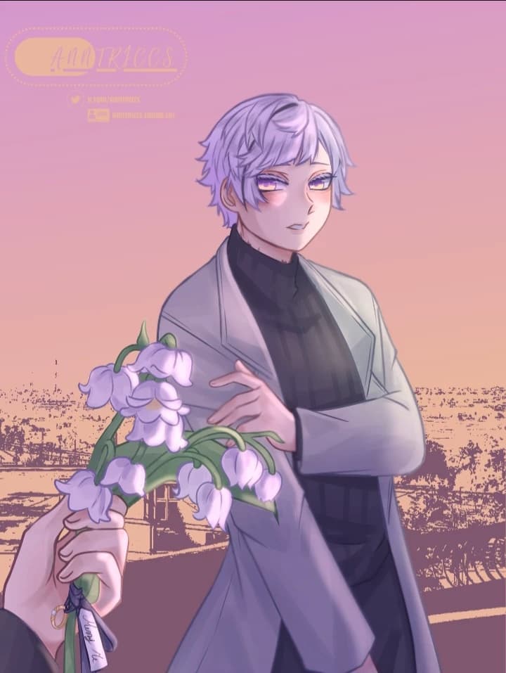 Violet Eyes Babed in the Sun - Atsushi x Akutagawa thumbnail