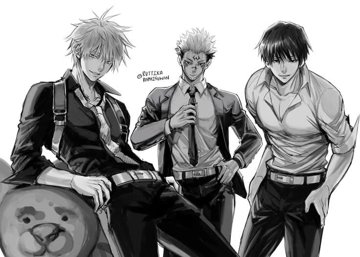 Gojo,toji and sukuna  thumbnail